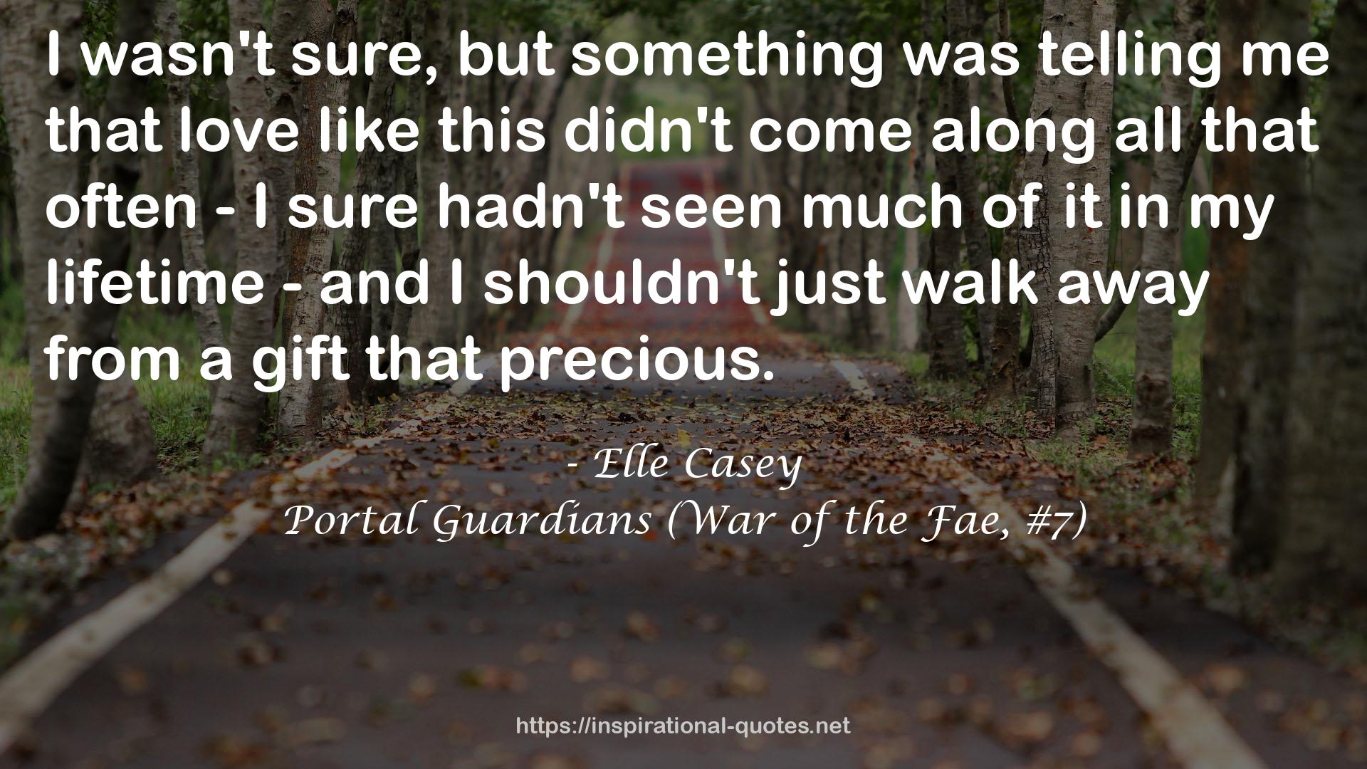 Portal Guardians (War of the Fae, #7) QUOTES
