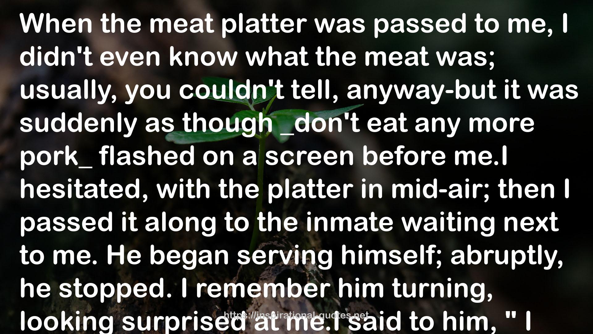 the meat platter  QUOTES