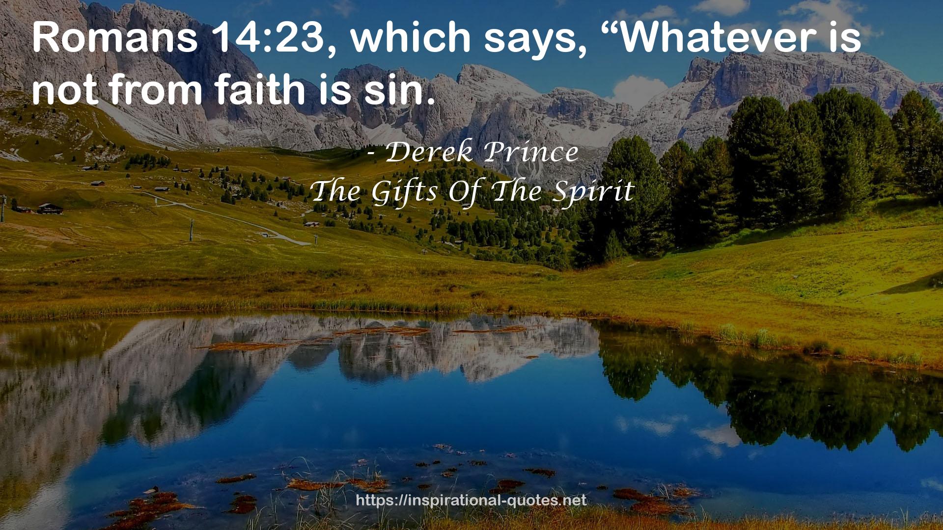The Gifts Of The Spirit QUOTES
