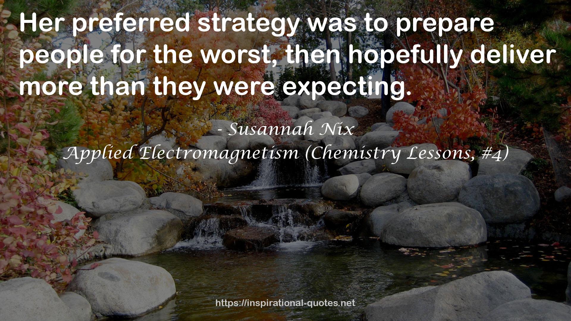 Applied Electromagnetism (Chemistry Lessons, #4) QUOTES