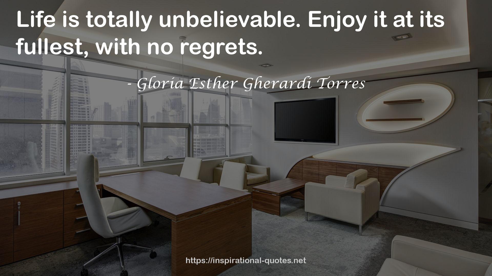 Gloria Esther Gherardi Torres QUOTES