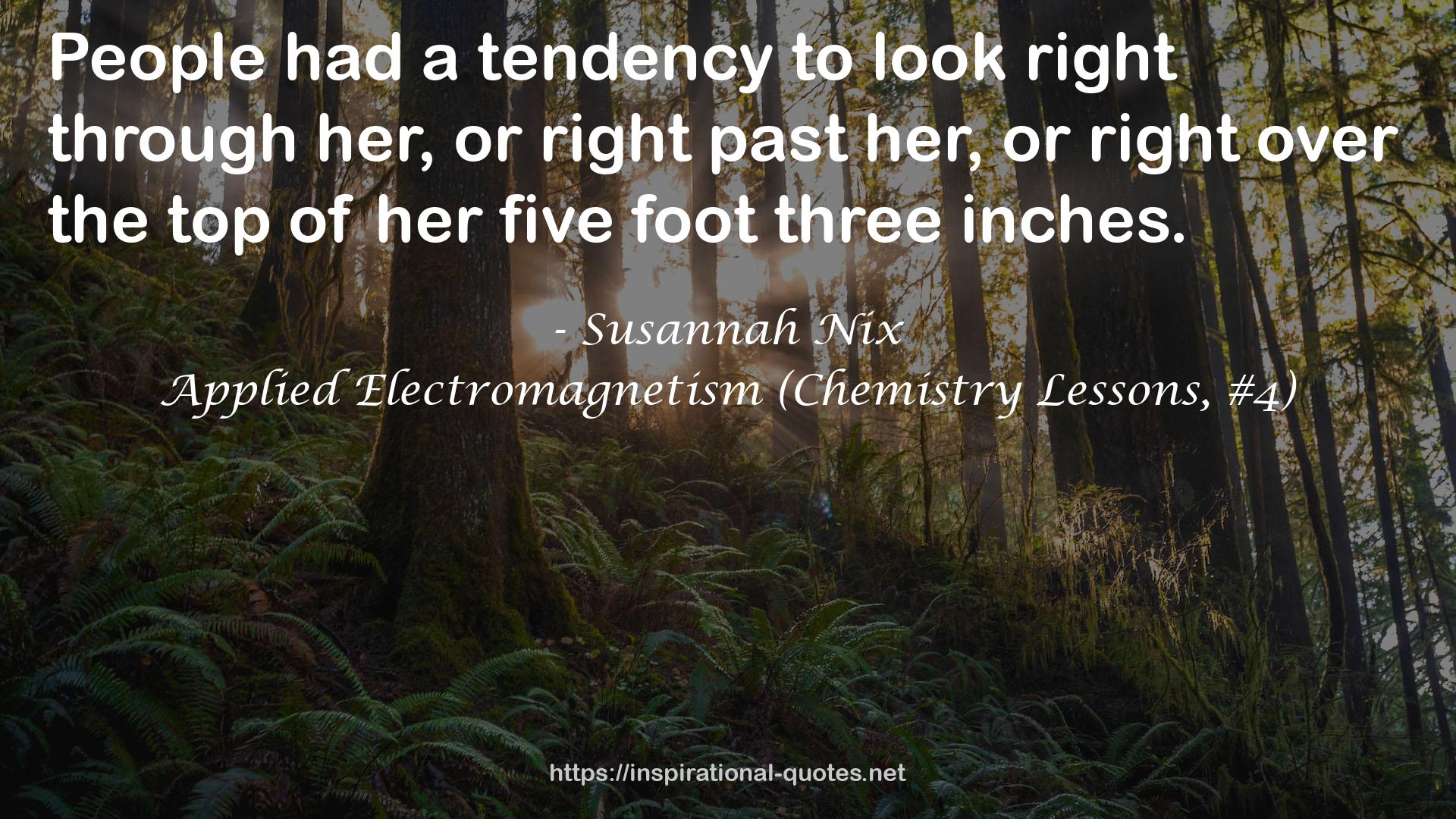 Applied Electromagnetism (Chemistry Lessons, #4) QUOTES