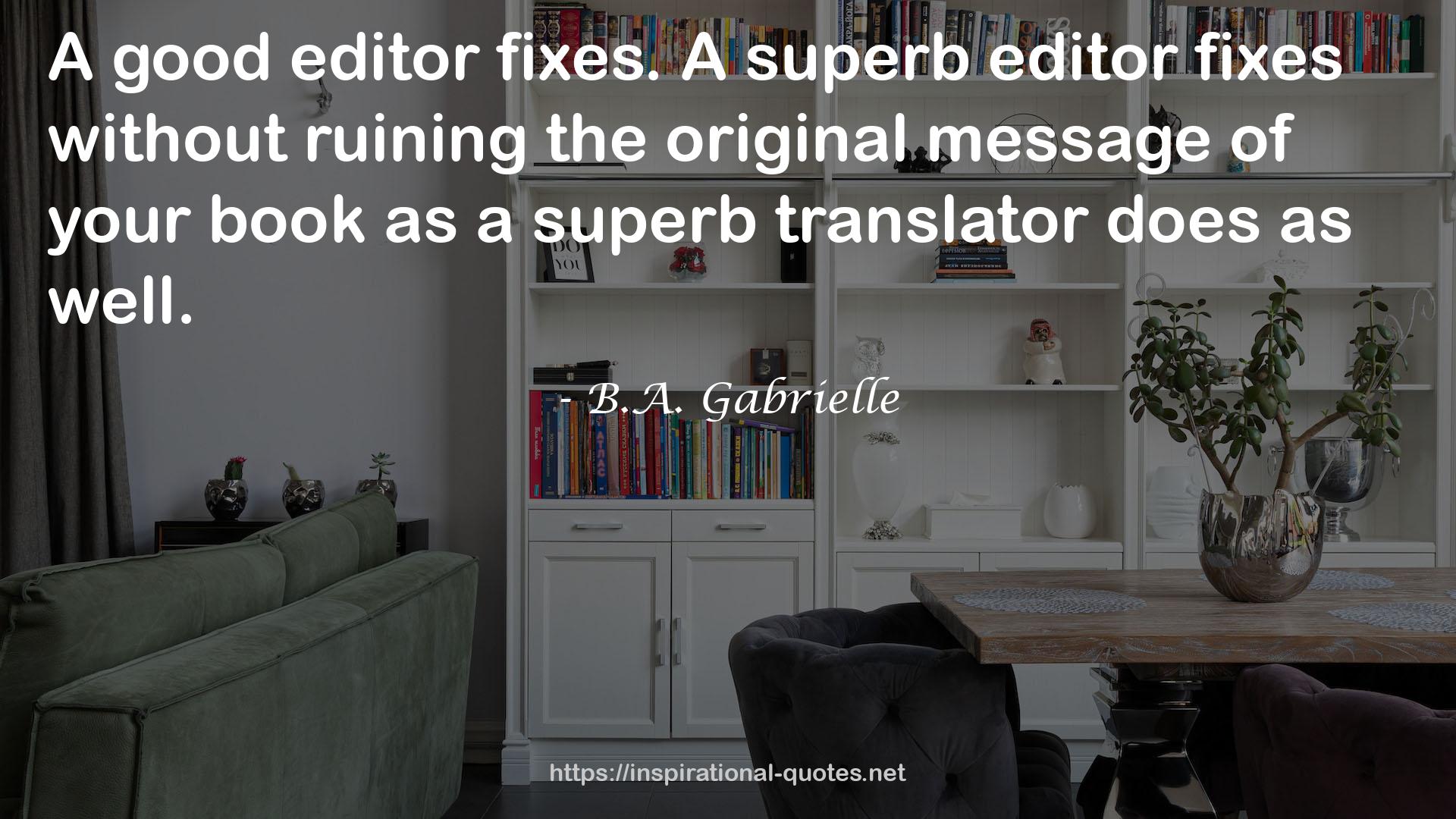 a superb translator  QUOTES