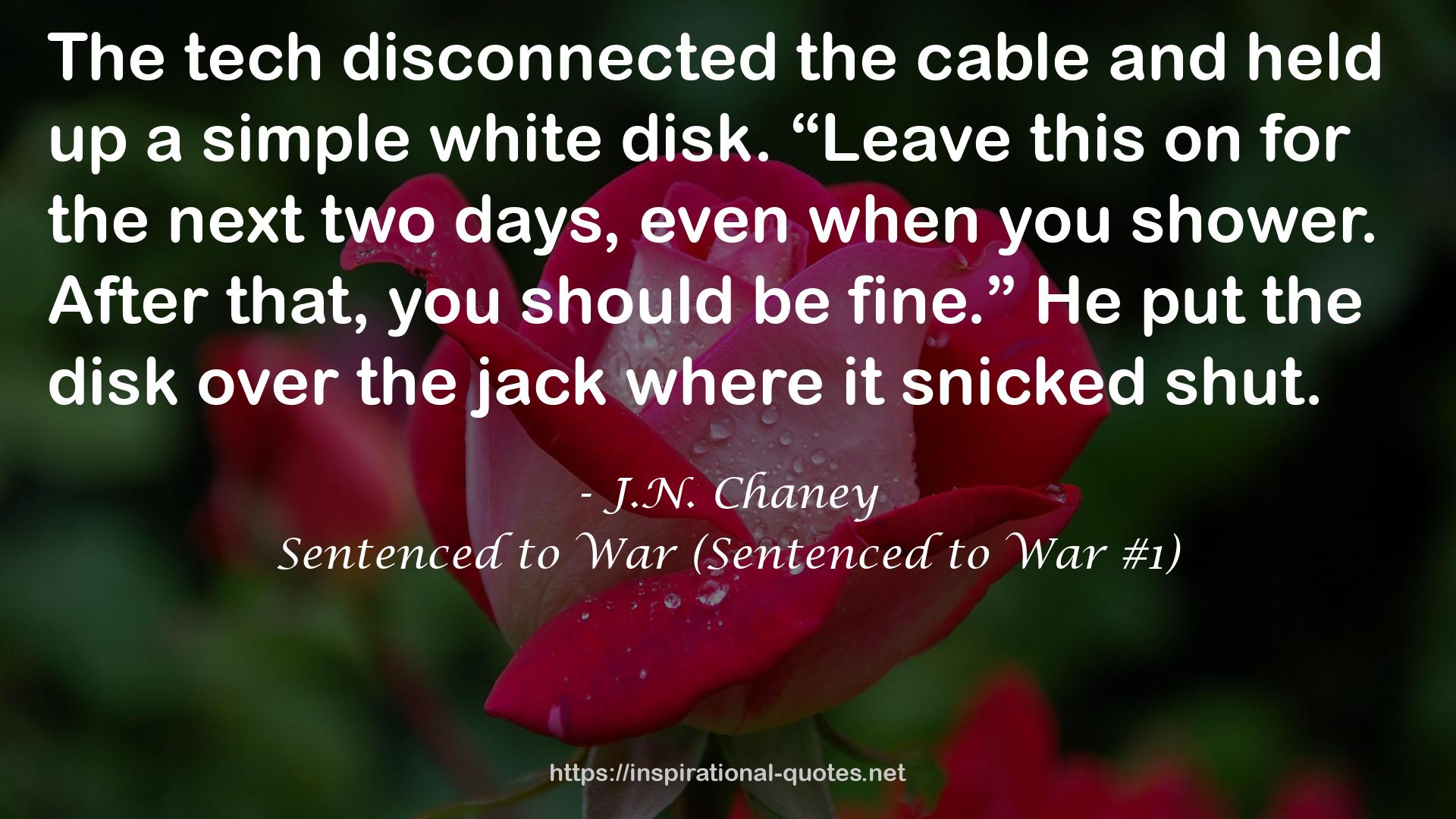 Sentenced to War (Sentenced to War #1) QUOTES