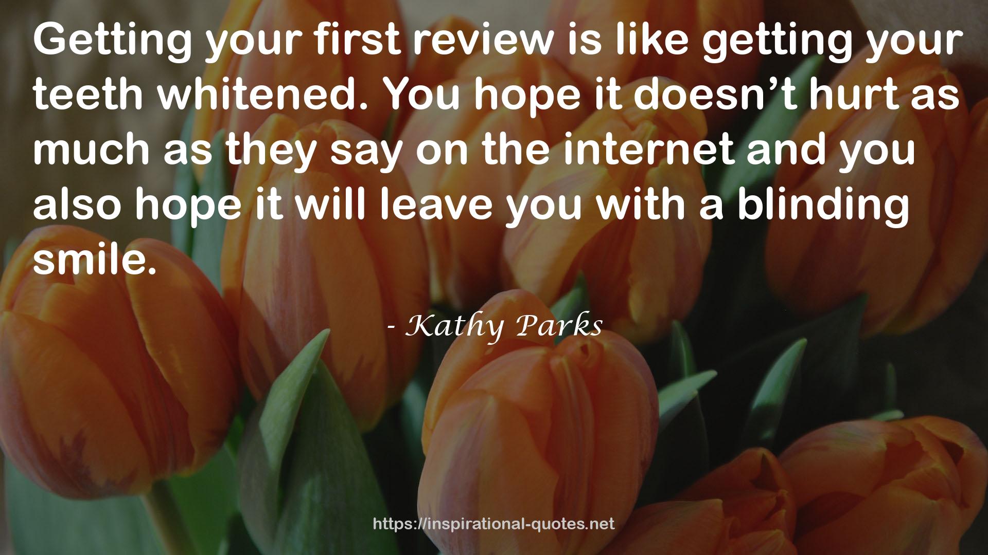 Kathy Parks QUOTES