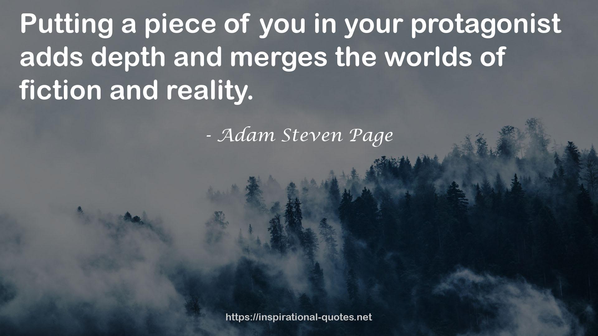 Adam Steven Page QUOTES