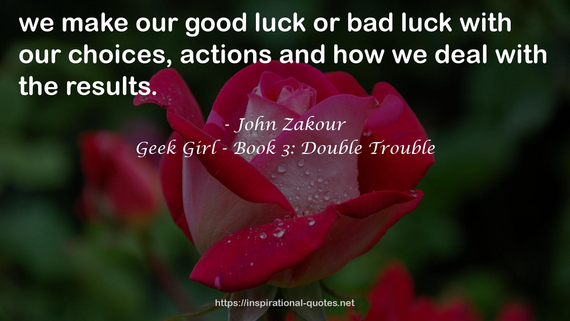 Geek Girl - Book 3: Double Trouble QUOTES