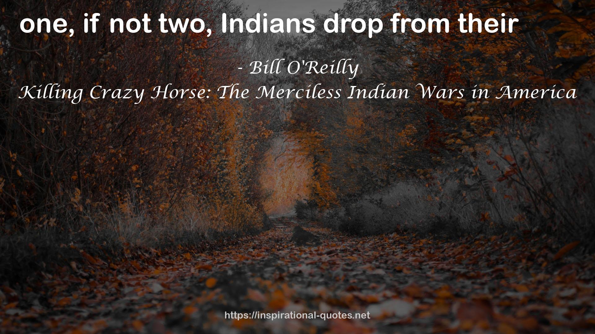 Killing Crazy Horse: The Merciless Indian Wars in America QUOTES