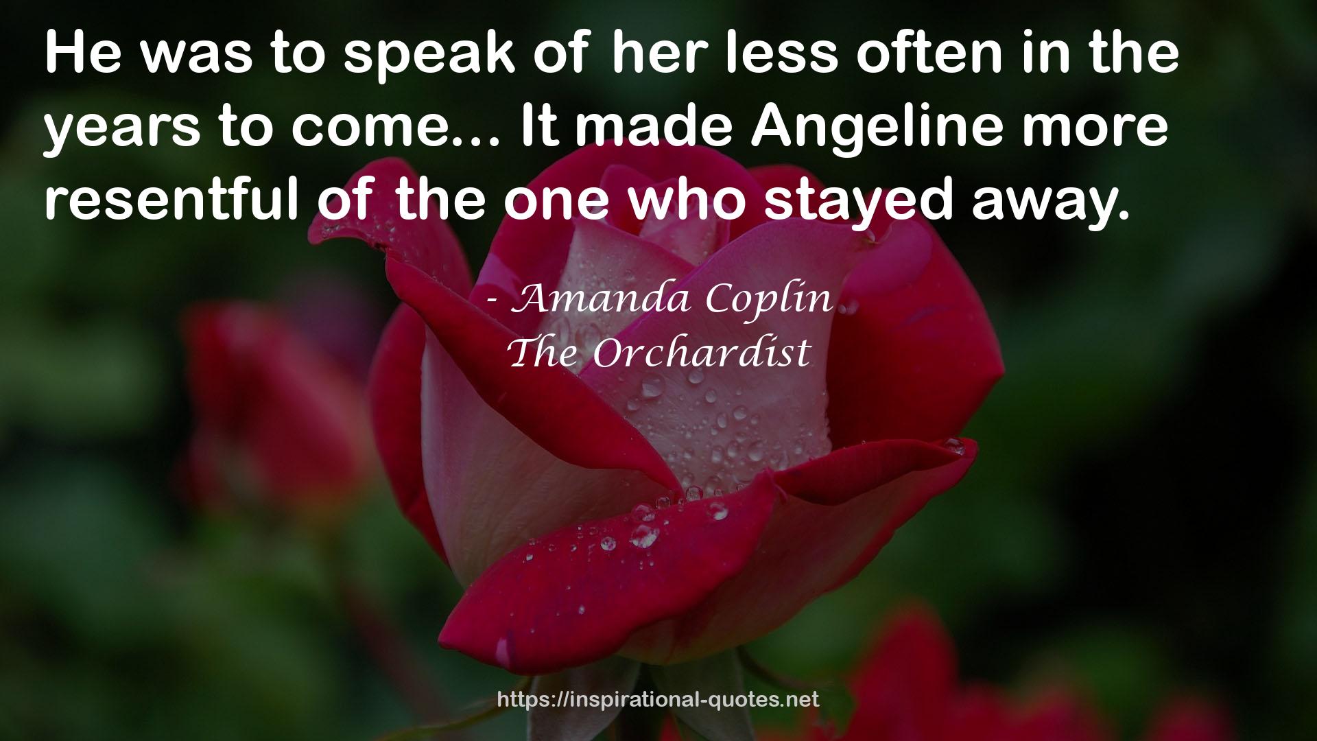 Amanda Coplin QUOTES