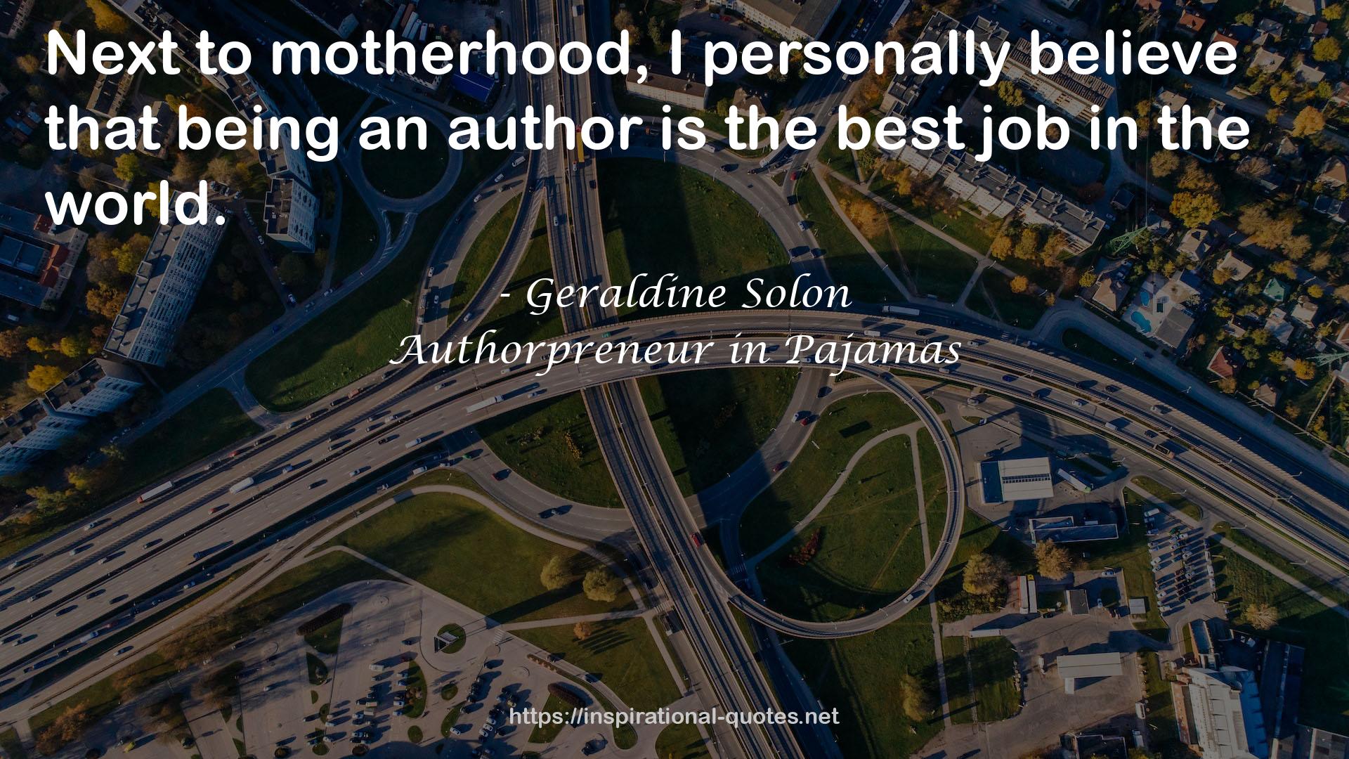 Authorpreneur in Pajamas QUOTES