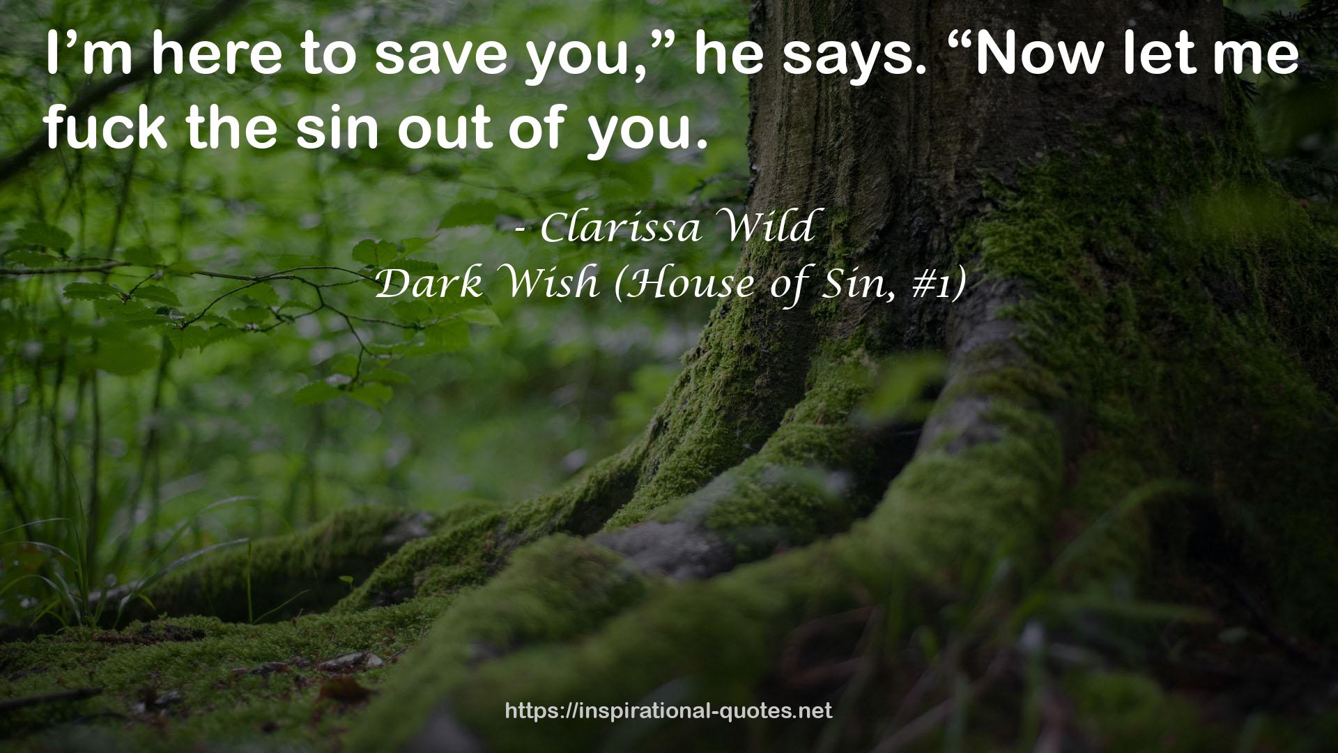 Dark Wish (House of Sin, #1) QUOTES