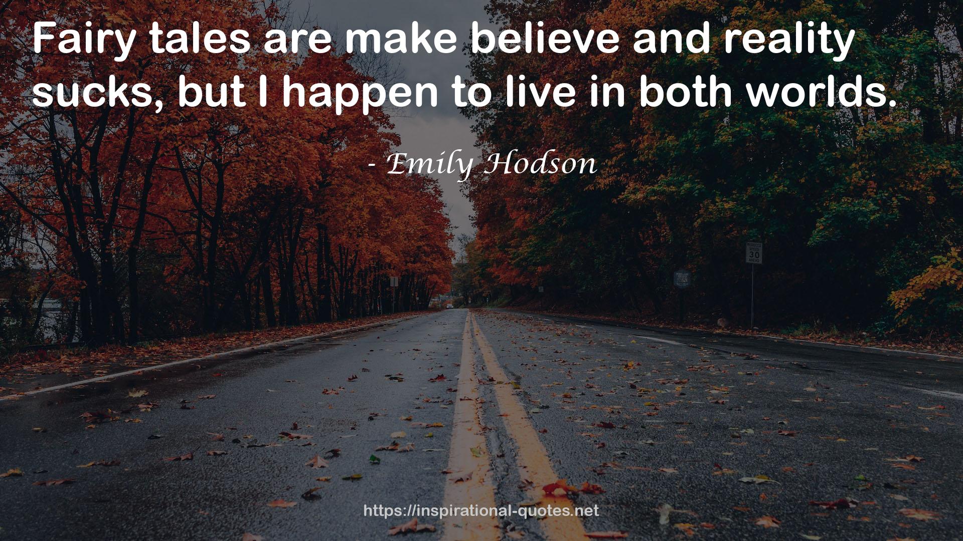 Emily Hodson QUOTES