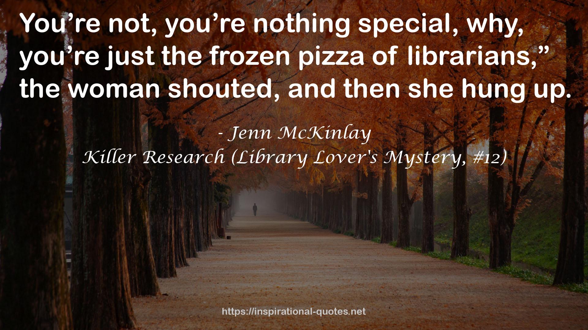 Killer Research (Library Lover's Mystery, #12) QUOTES