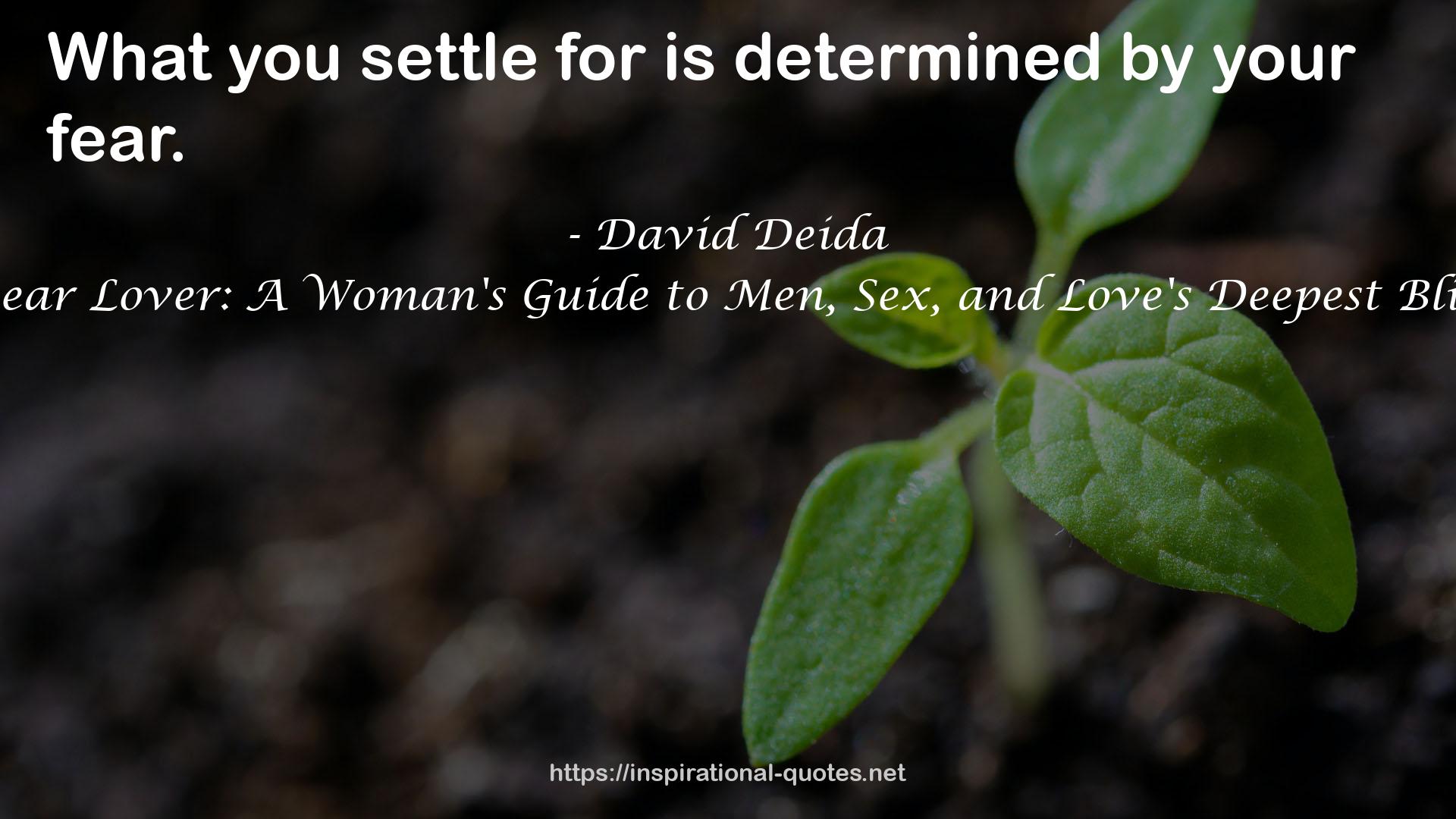 David Deida QUOTES