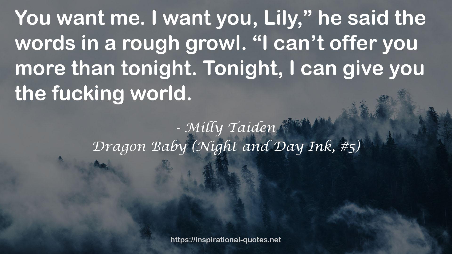 Dragon Baby (Night and Day Ink, #5) QUOTES