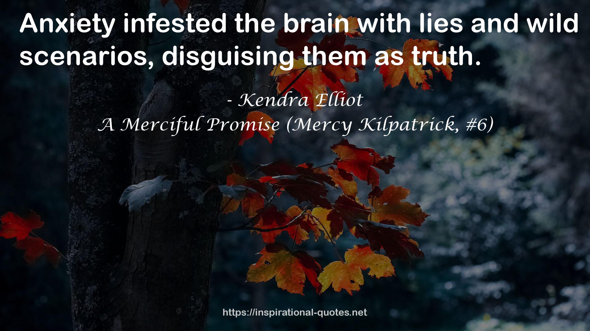 A Merciful Promise (Mercy Kilpatrick, #6) QUOTES