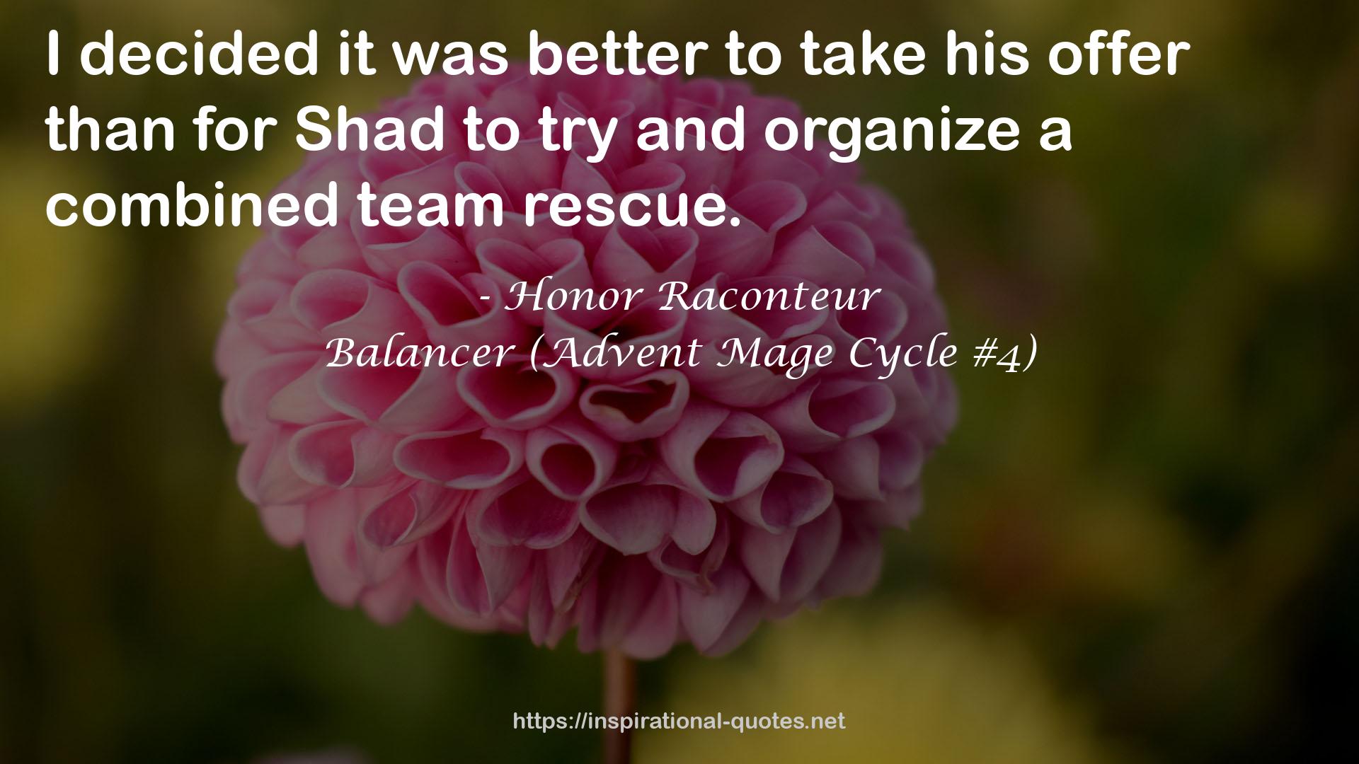 Balancer (Advent Mage Cycle #4) QUOTES