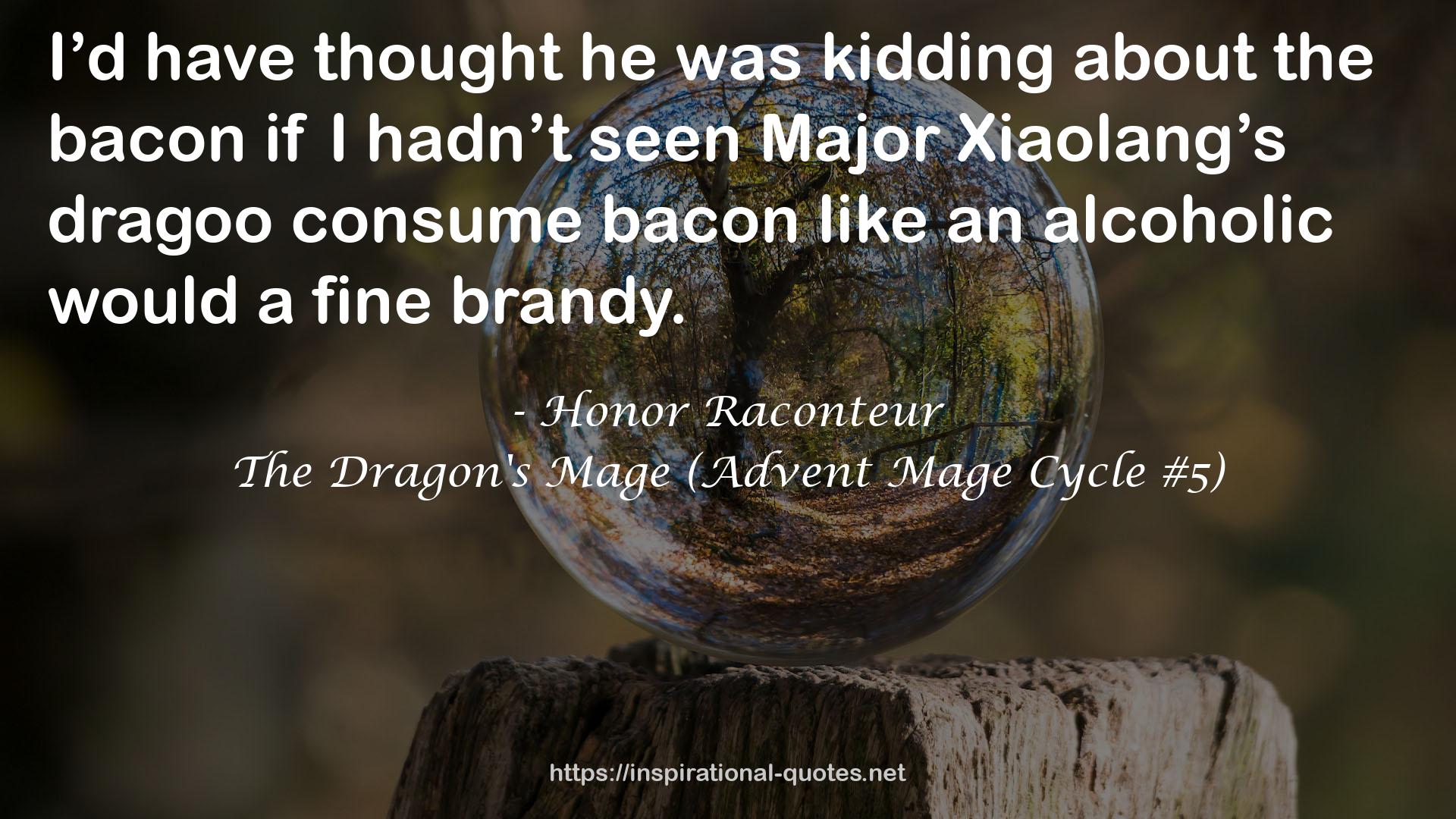 The Dragon's Mage (Advent Mage Cycle #5) QUOTES
