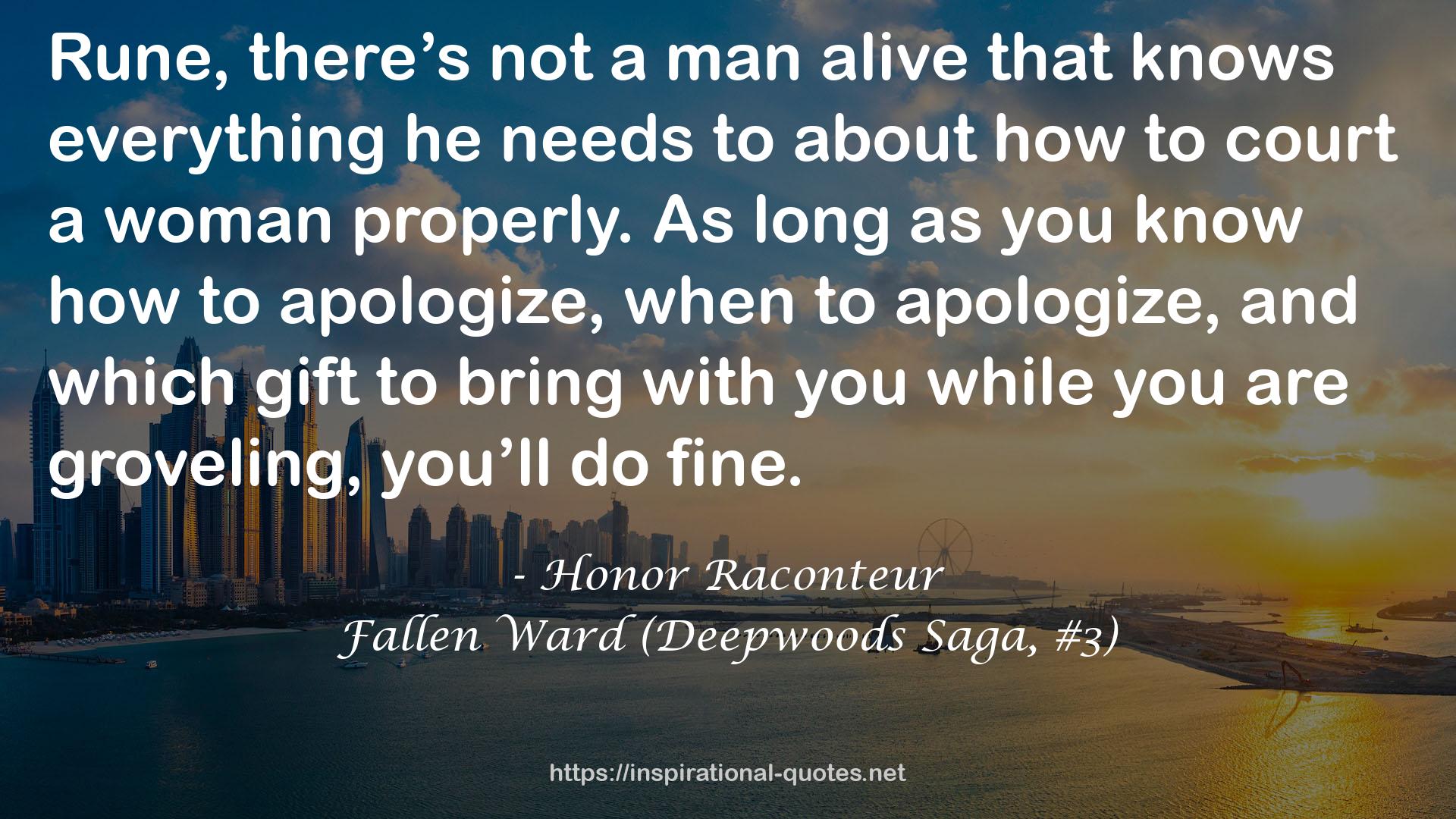 Fallen Ward (Deepwoods Saga, #3) QUOTES