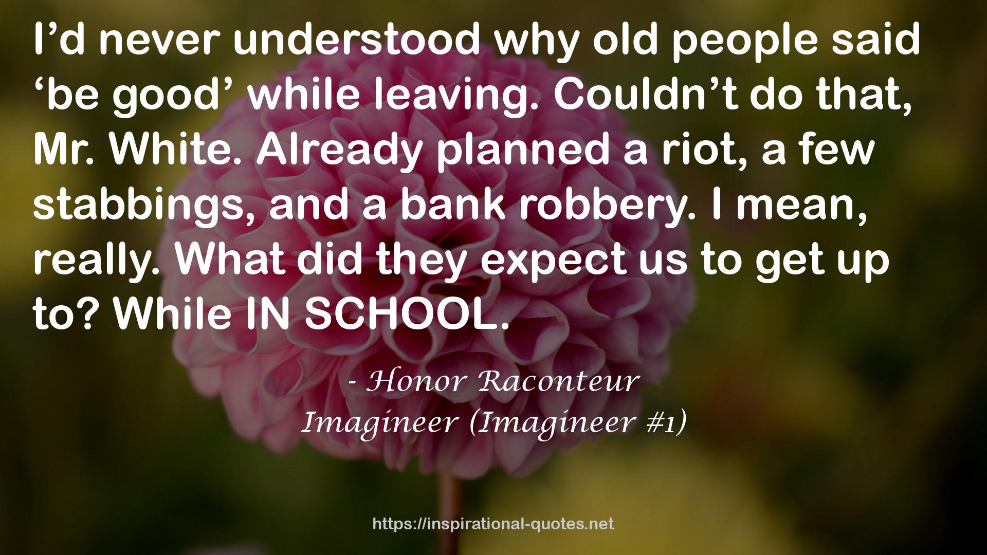 Imagineer (Imagineer #1) QUOTES