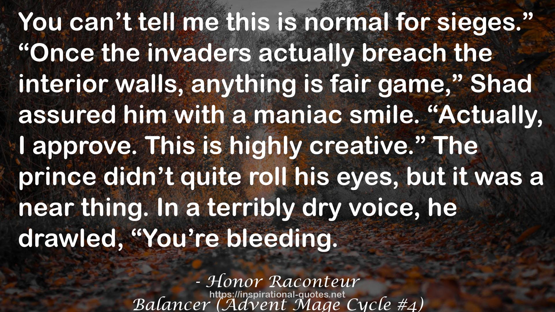 Balancer (Advent Mage Cycle #4) QUOTES