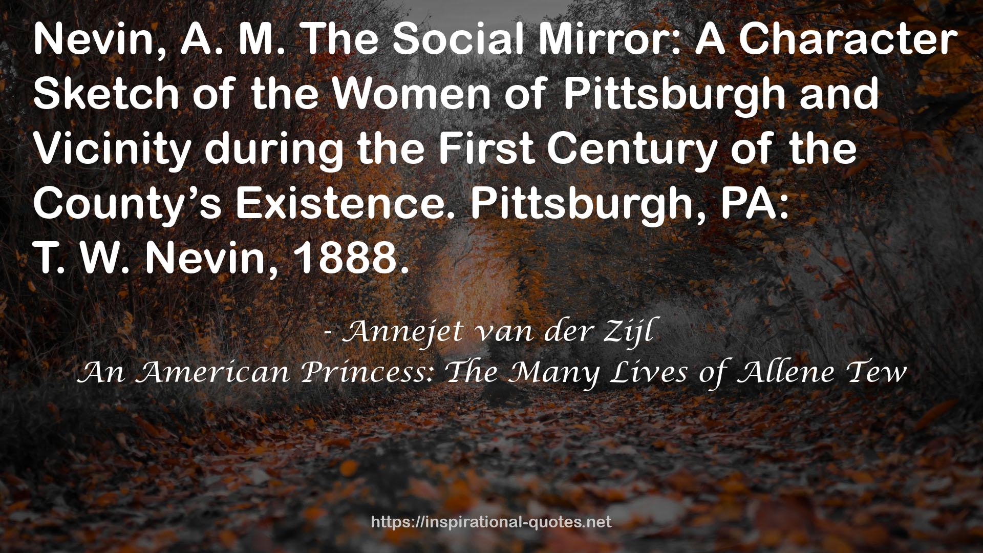 An American Princess: The Many Lives of Allene Tew QUOTES