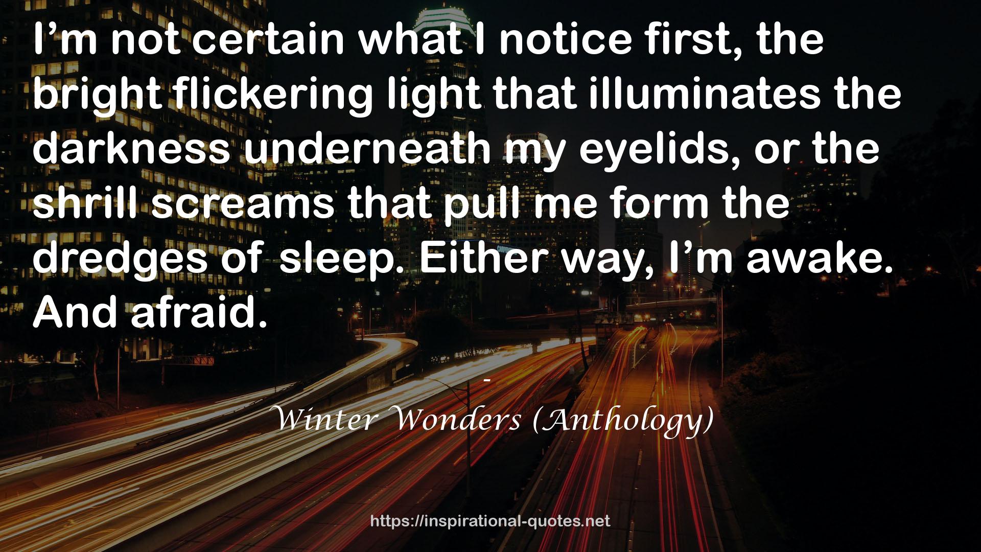 Winter Wonders (Anthology) QUOTES