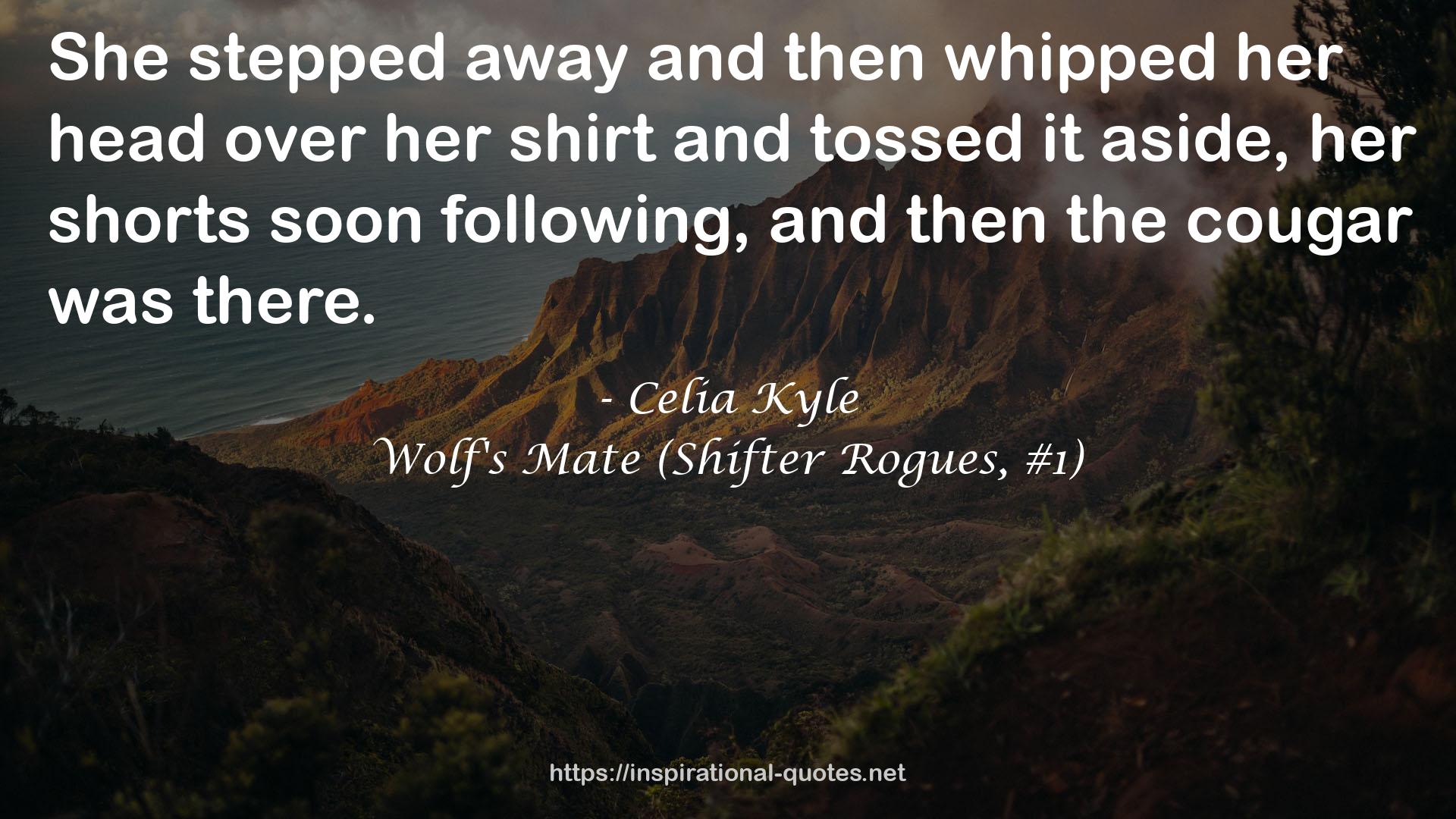 Wolf's Mate (Shifter Rogues, #1) QUOTES