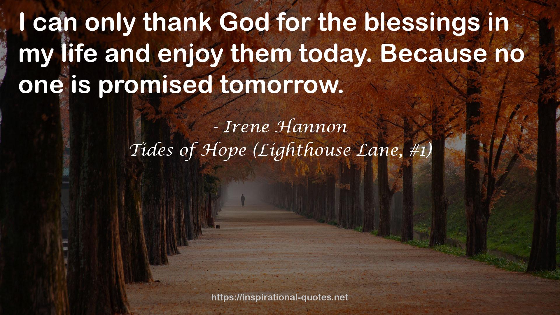 Tides of Hope (Lighthouse Lane, #1) QUOTES