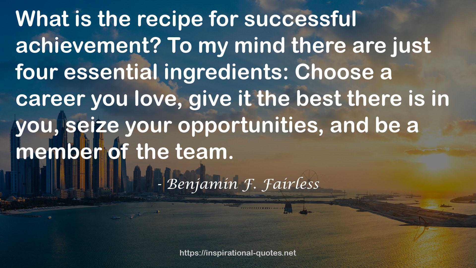 Benjamin F. Fairless QUOTES