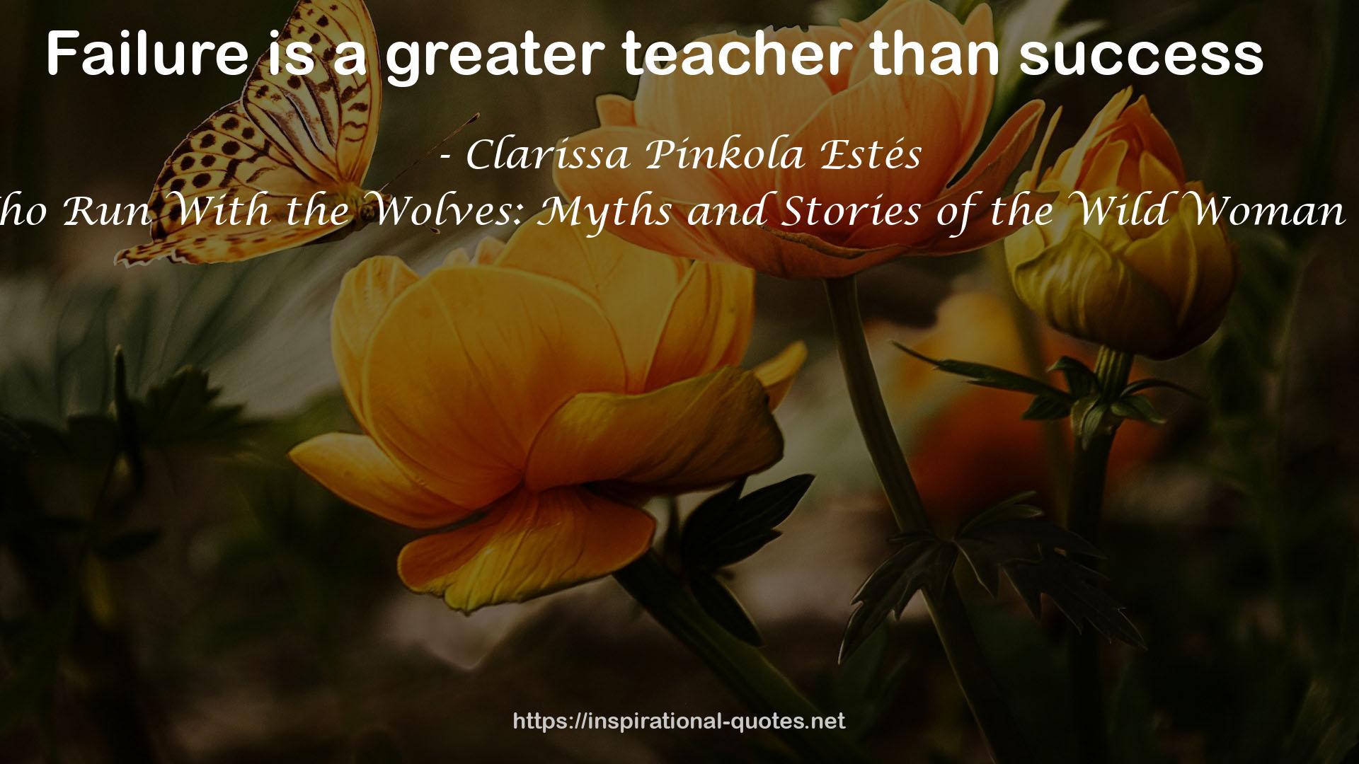 a greater teacher  QUOTES