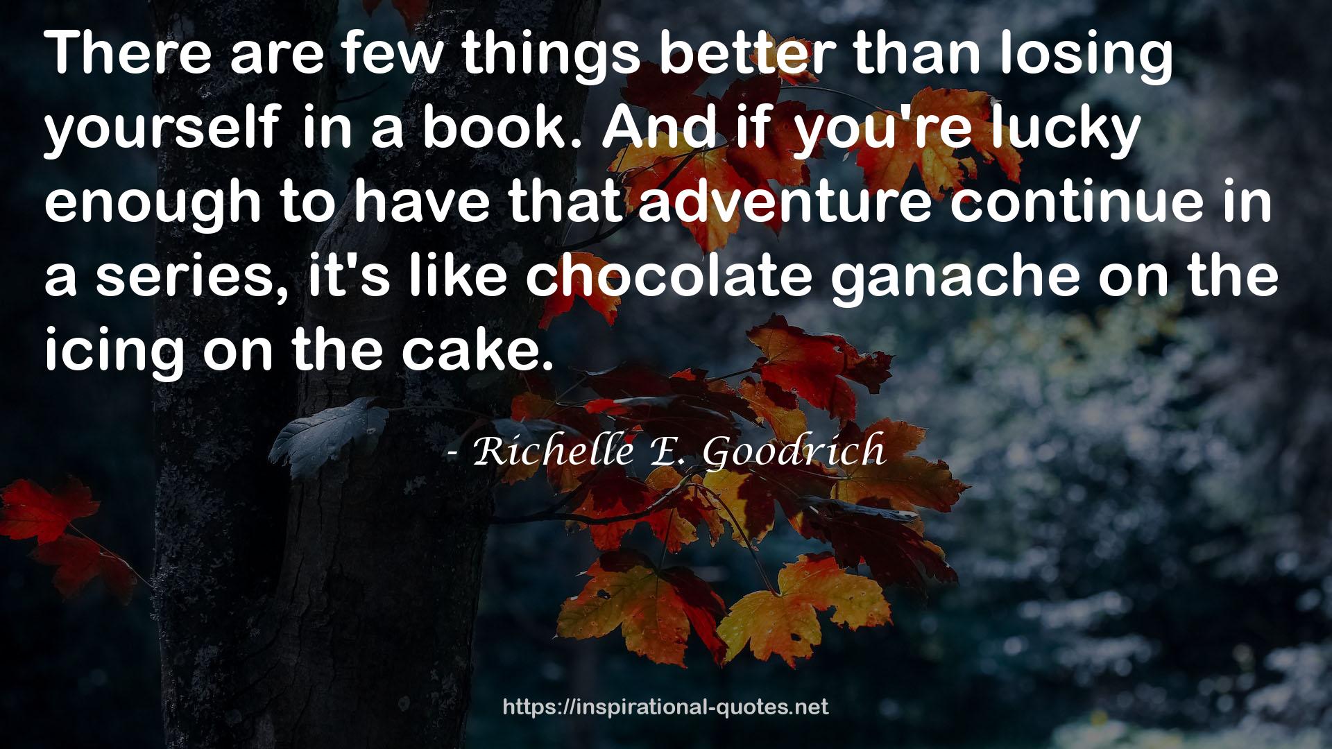 chocolate ganache  QUOTES