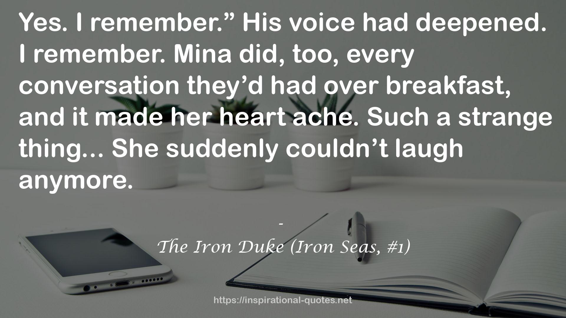 The Iron Duke (Iron Seas, #1) QUOTES