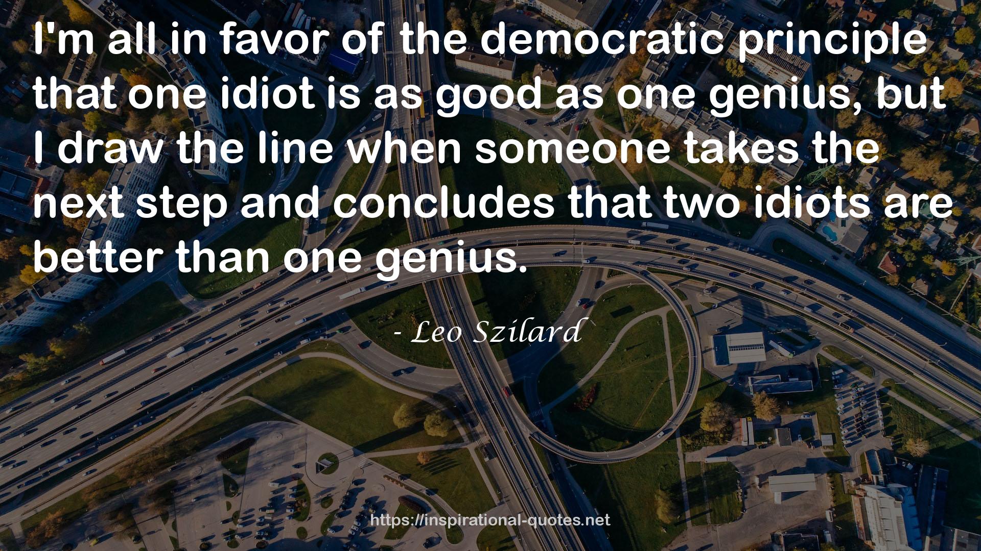 Leo Szilard QUOTES