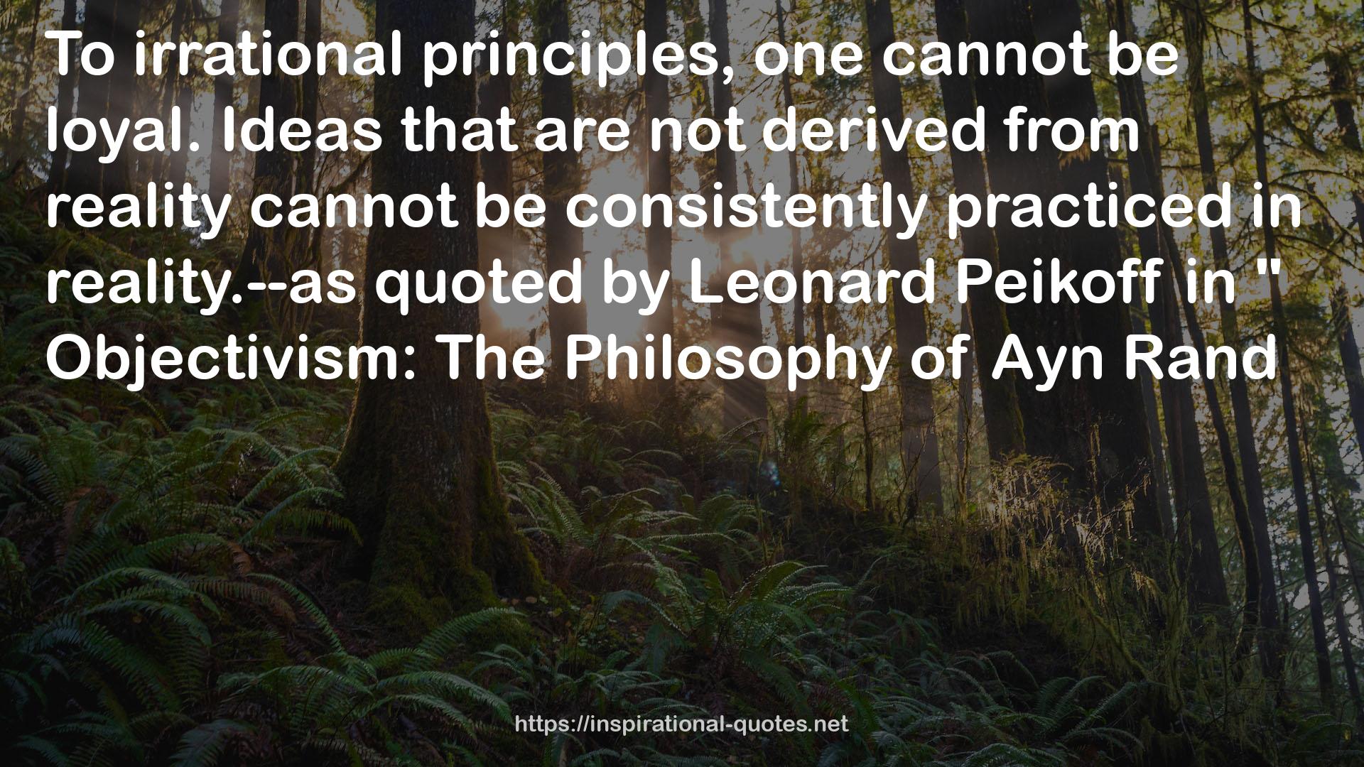 Leonard Peikoff  QUOTES