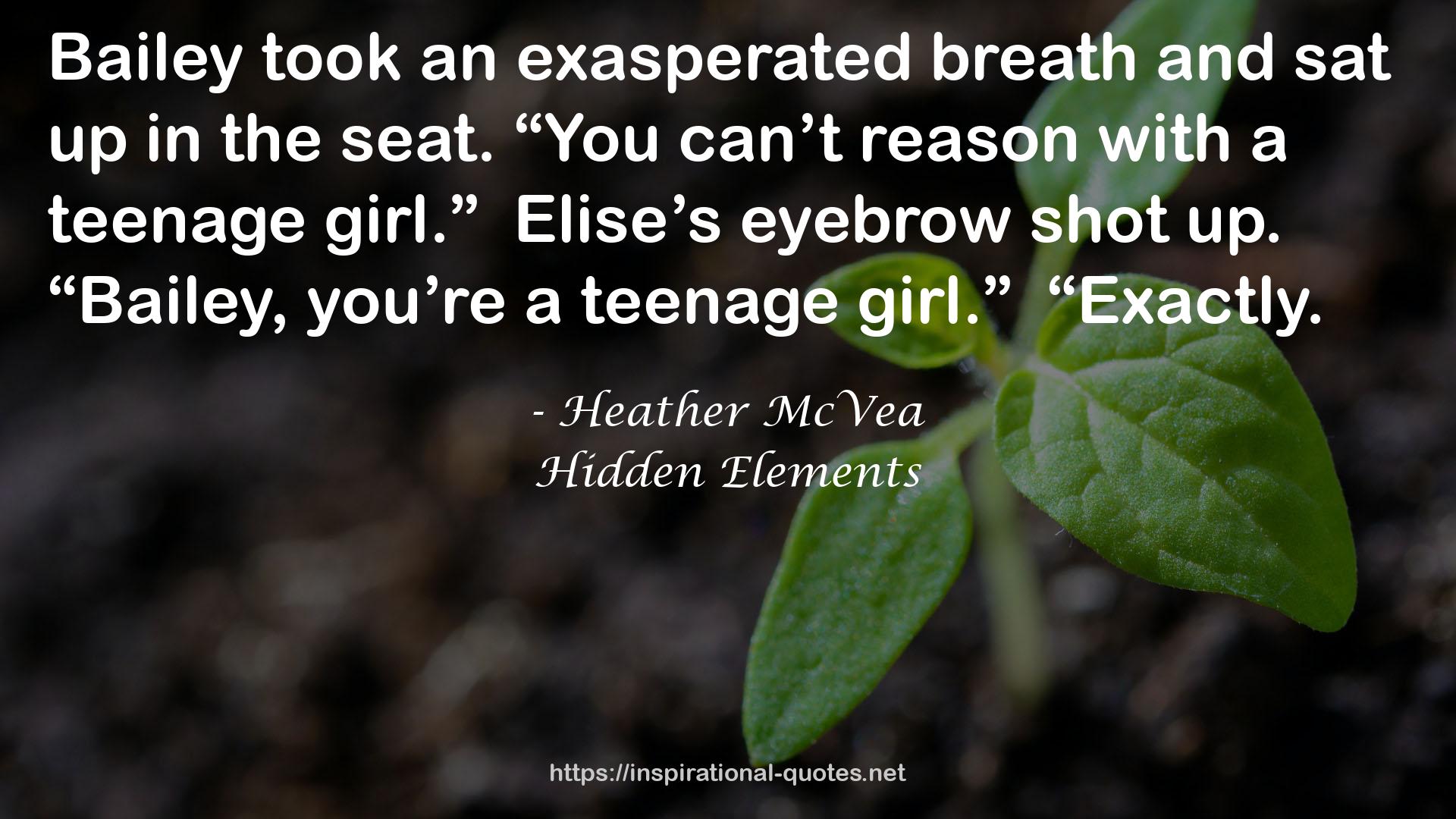 an exasperated breath  QUOTES