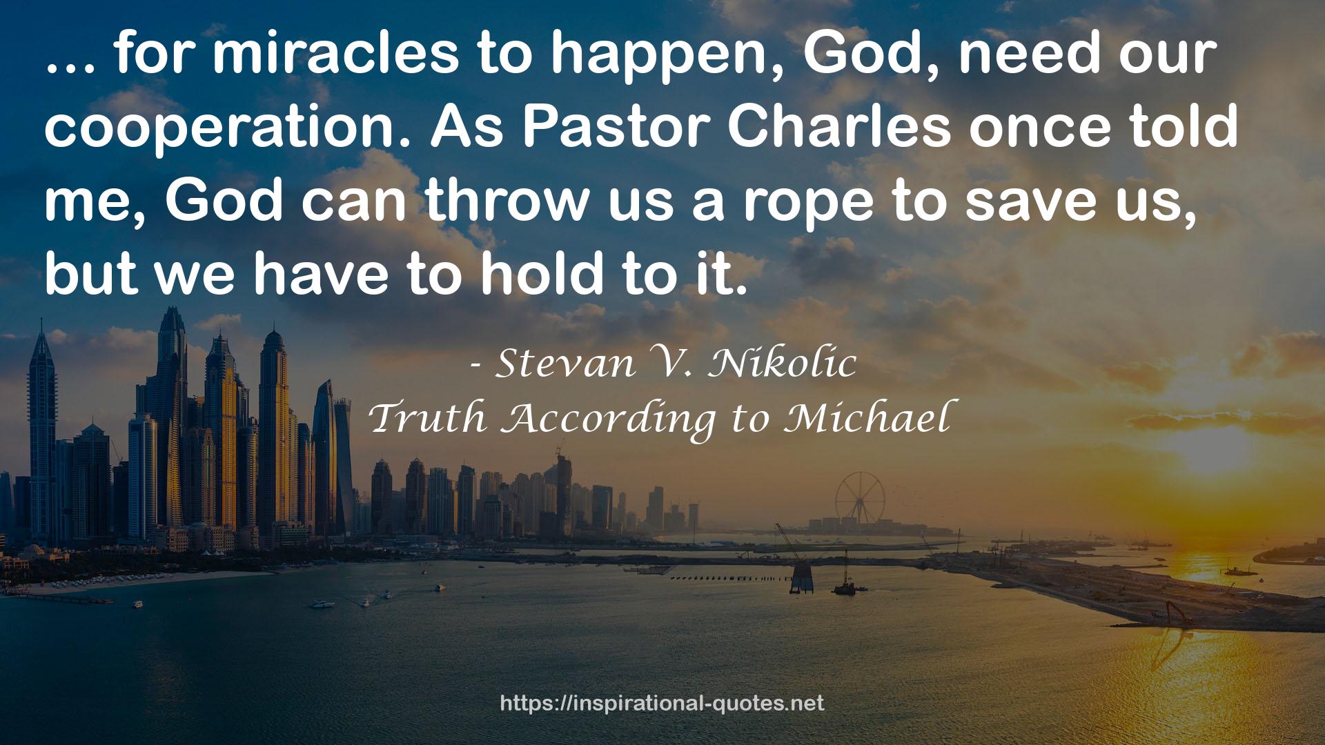 Pastor Charles  QUOTES