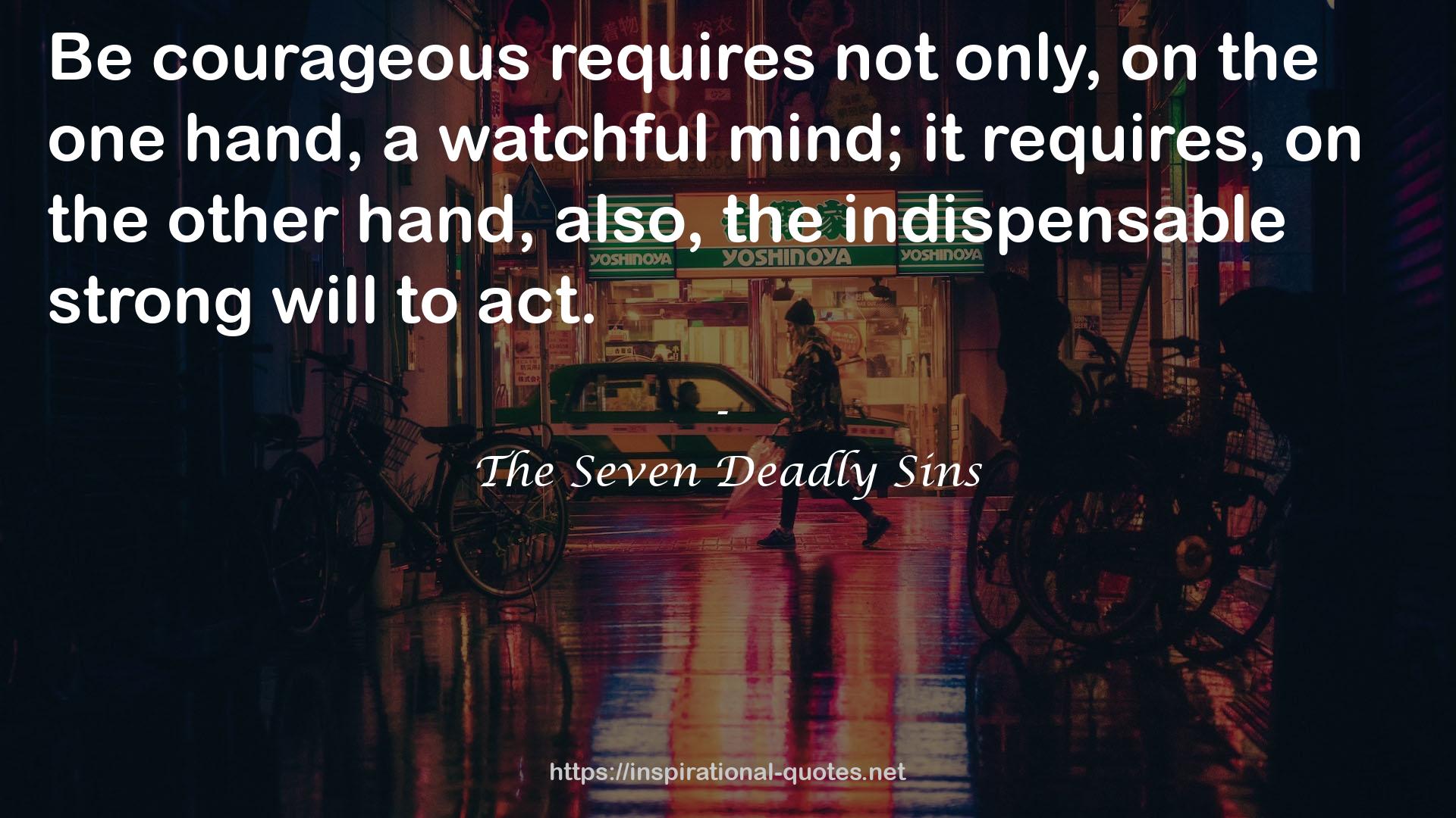 The Seven Deadly Sins QUOTES
