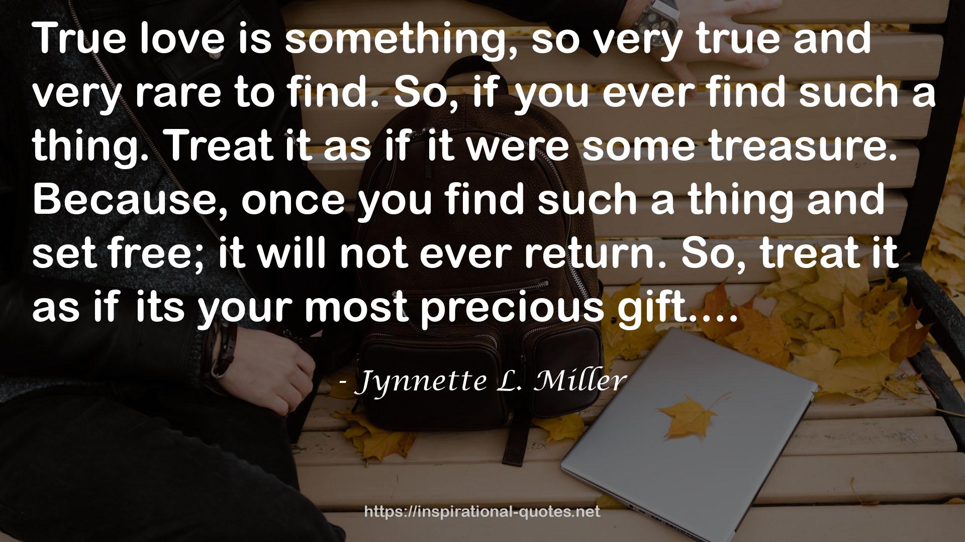 Jynnette L. Miller QUOTES