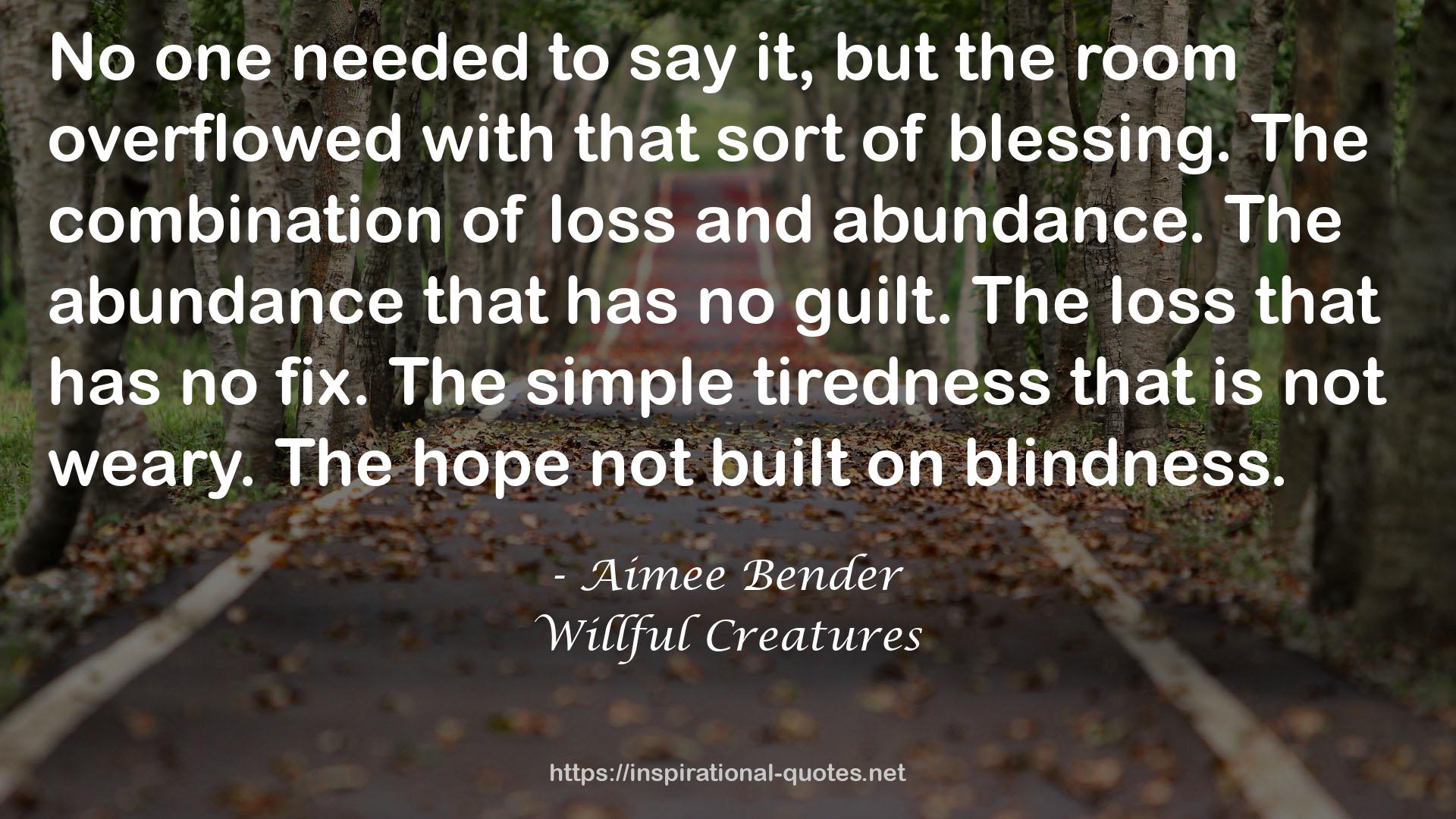 Willful Creatures QUOTES