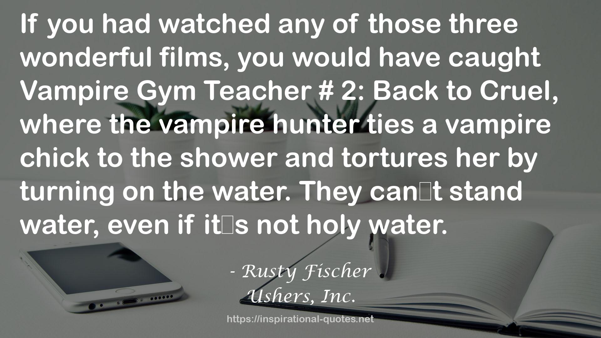 the vampire hunter  QUOTES