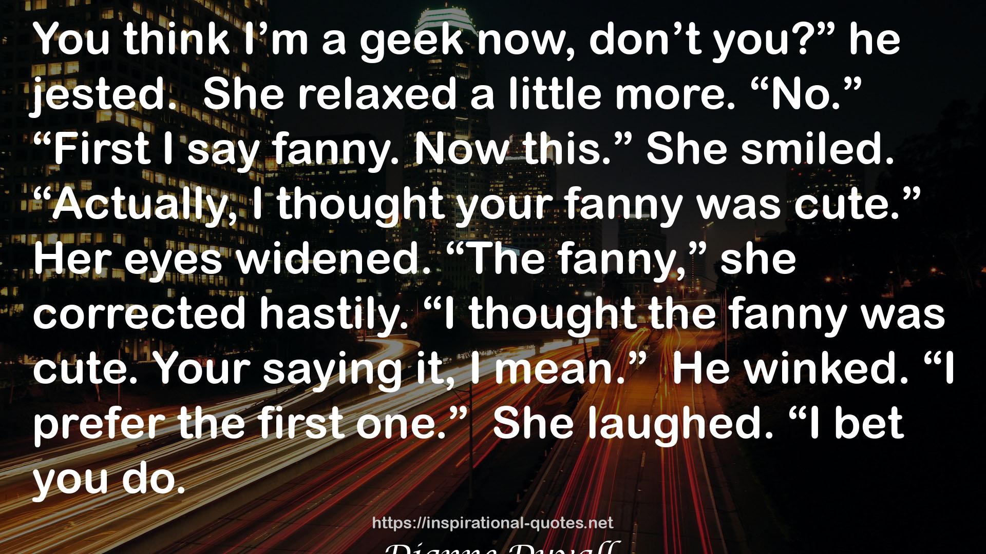 your fanny  QUOTES