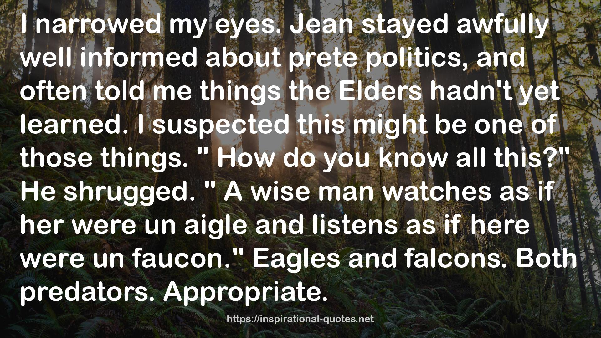 aigle  QUOTES