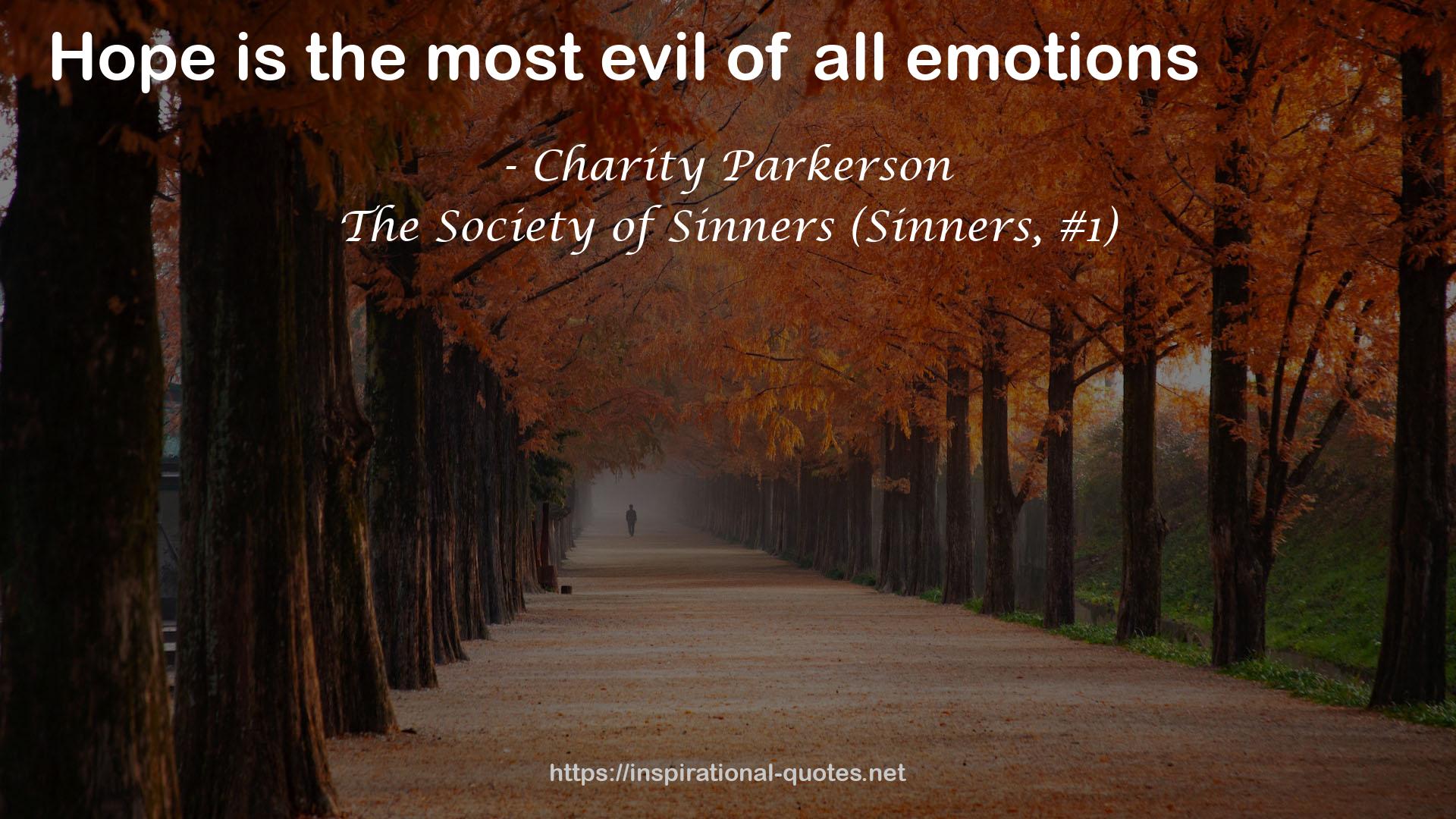 The Society of Sinners (Sinners, #1) QUOTES