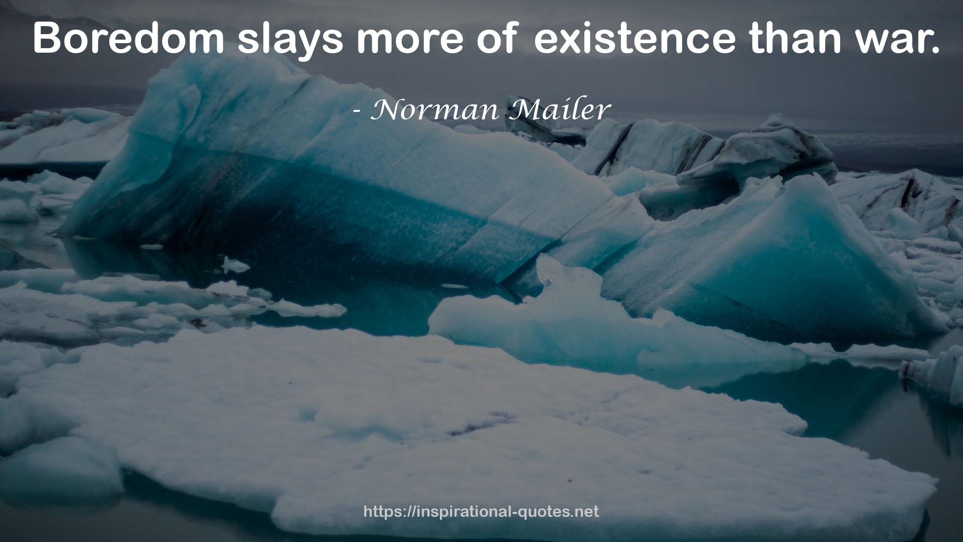 Norman Mailer QUOTES