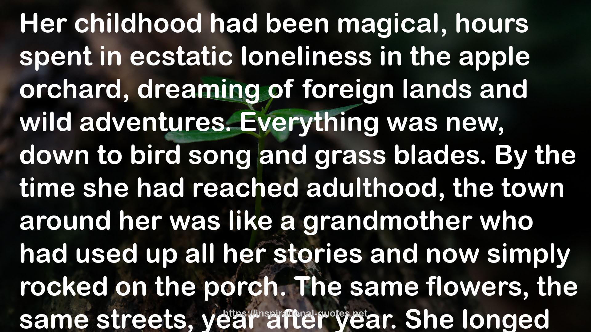 all her stories  QUOTES