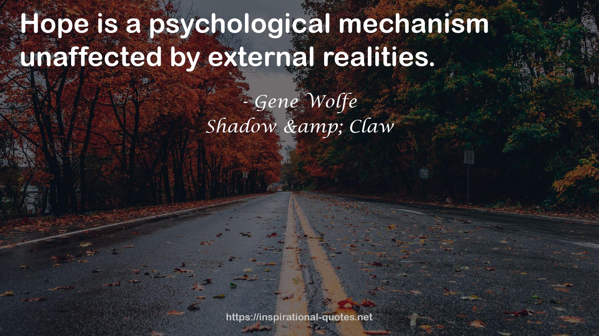 a psychological mechanism  QUOTES