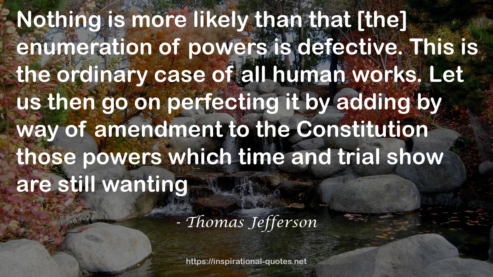Thomas Jefferson QUOTES