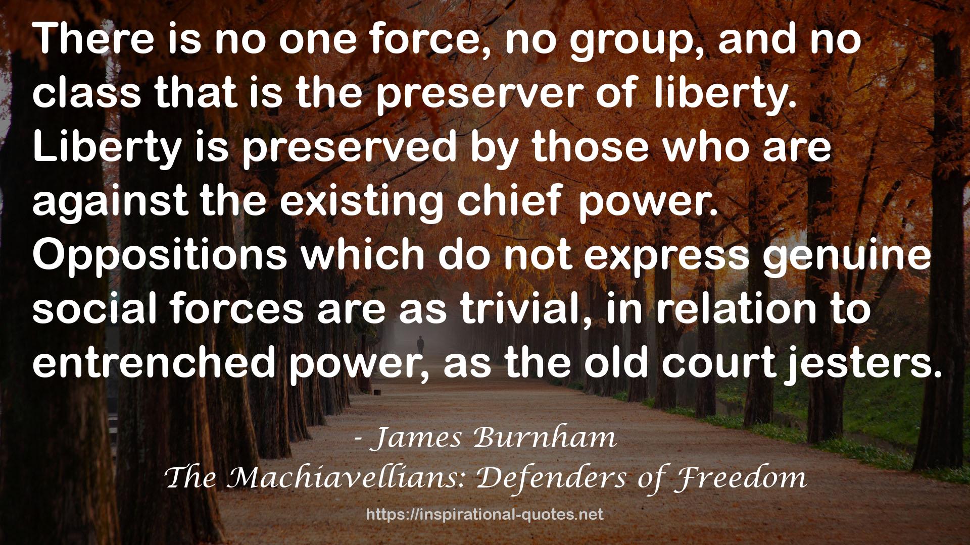 The Machiavellians: Defenders of Freedom QUOTES