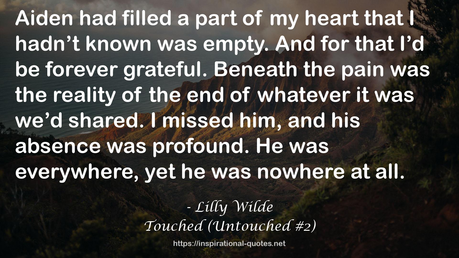 Touched (Untouched #2) QUOTES